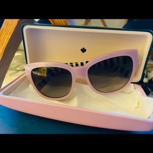 Kate spade lavender framed sunglasses